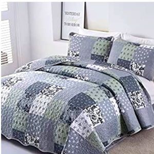 BOHO patchwork quilt set